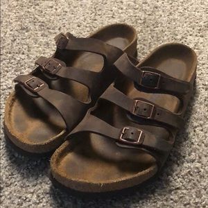 Excellent Condtion Brown Birkenstock Sandals
